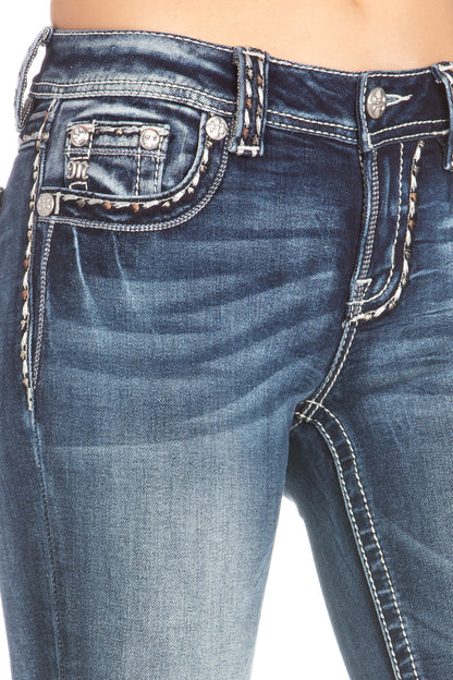 K980 Mid-Rise Jeans