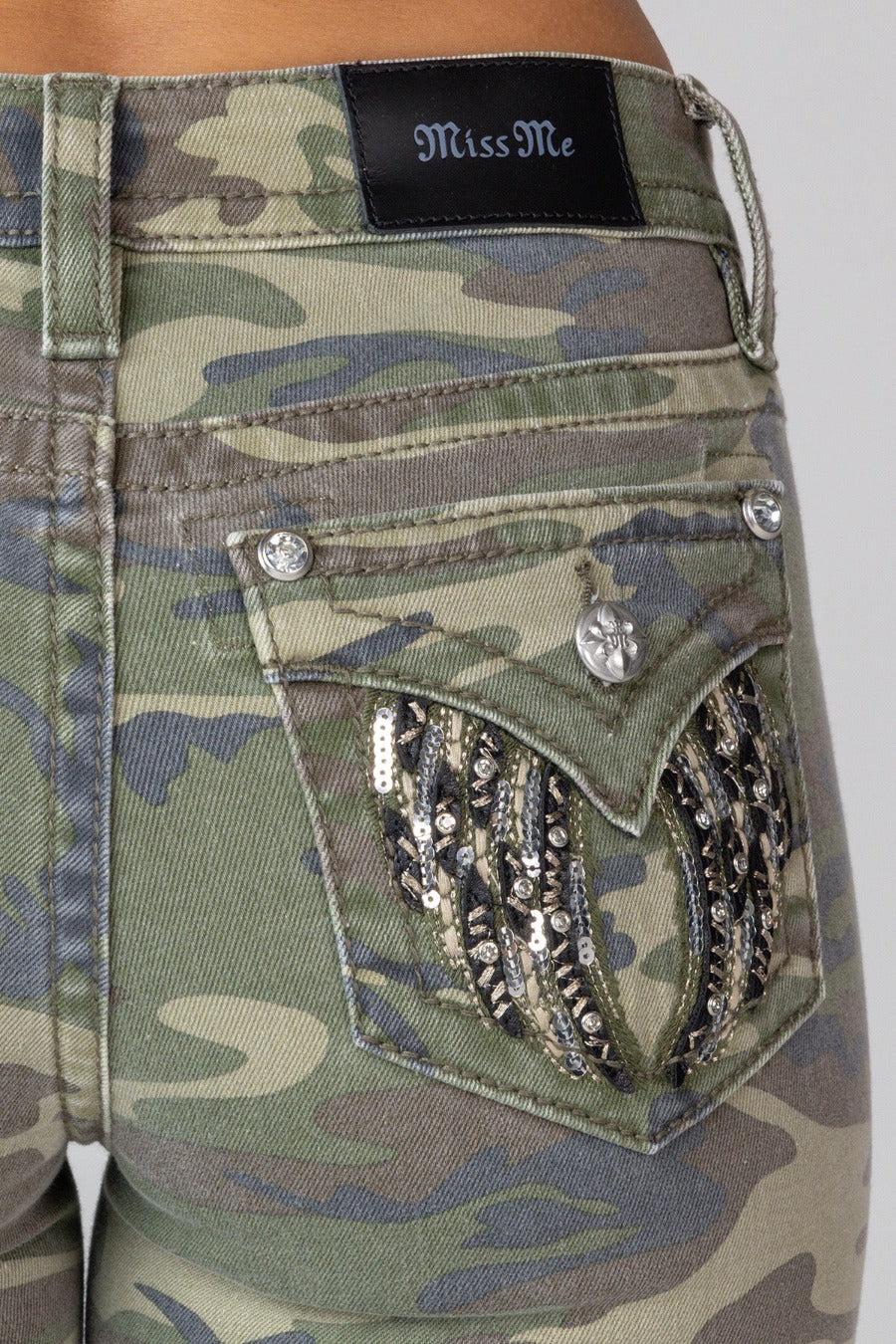 Camo on sale green jeans