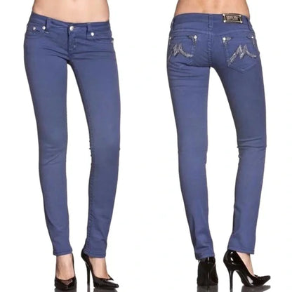 Rhinestones Jeans