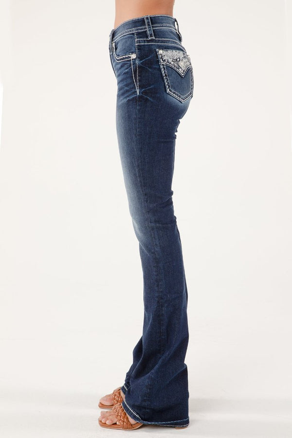 D1128 High Rise Boot Jeans