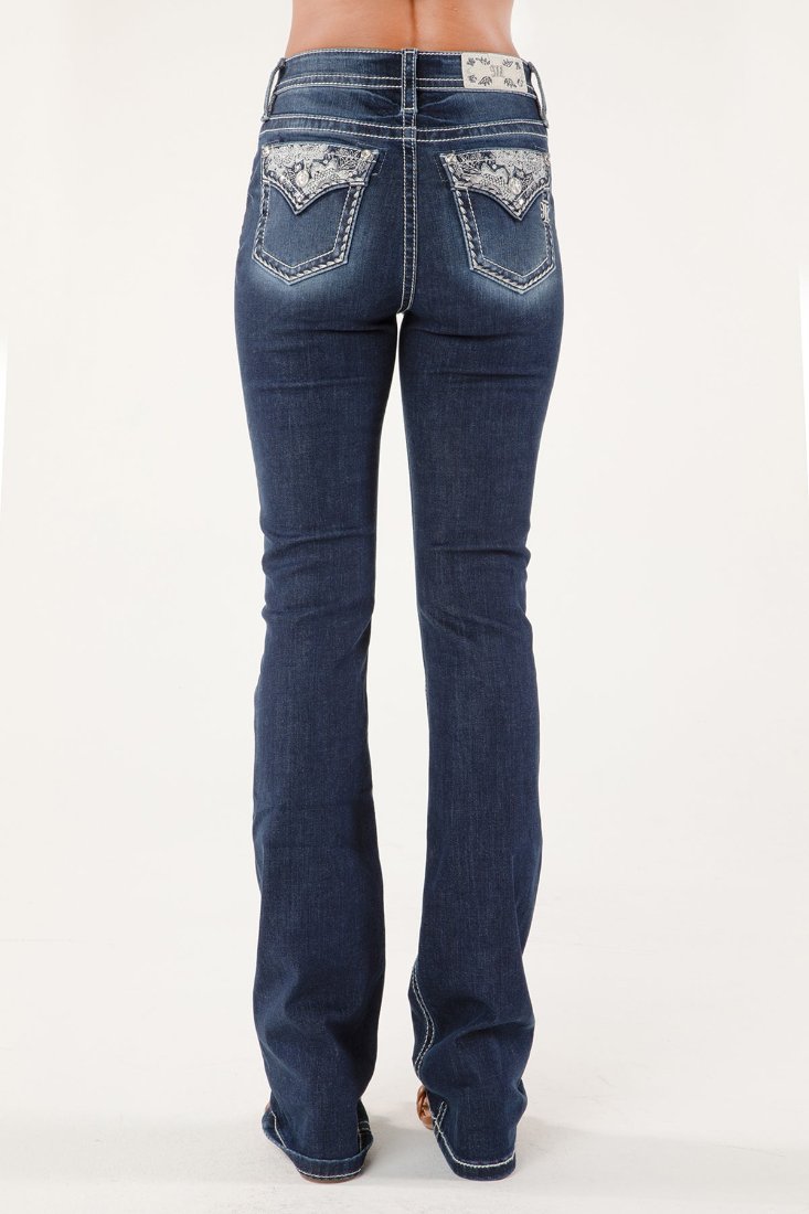 D1128 High Rise Boot Jeans