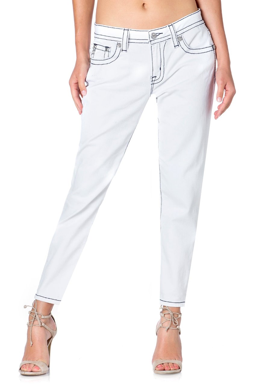 WT 01 Skinny Jeans White