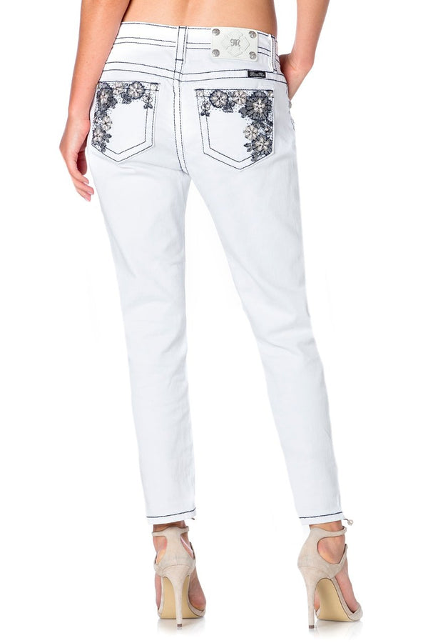 WT 01 Skinny Jeans White