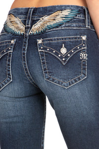 Spread Your Wings! D899-LOW-RISE SKINNY