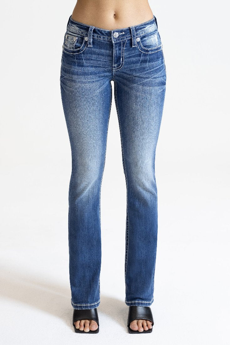 K1404 Jeans Mid-Rise Bootcut