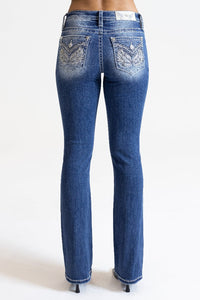 K1404 Jeans Mid-Rise Bootcut