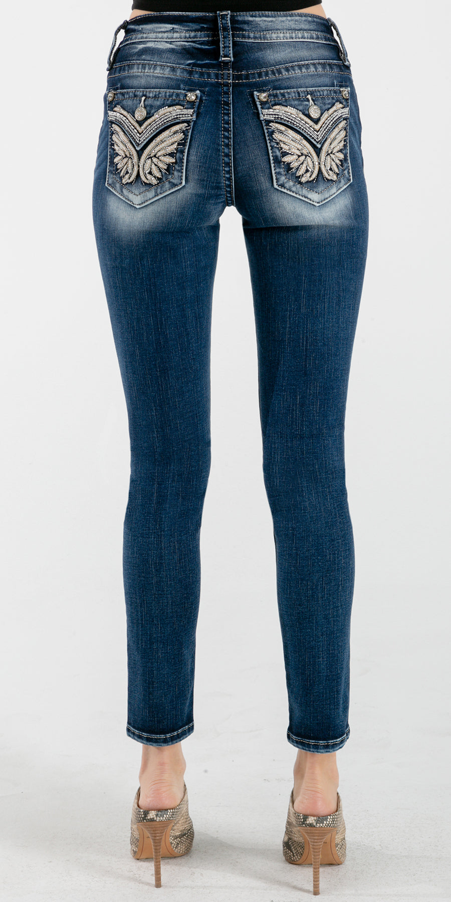 Feathery Wings K1214 Jeans