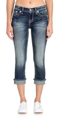 K924 Mid-Rise Capri Jeans