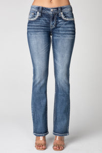 M959 Mid-Rise Boot Jeans Langes Bein