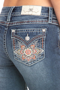 K991 Floral Expression Jeans