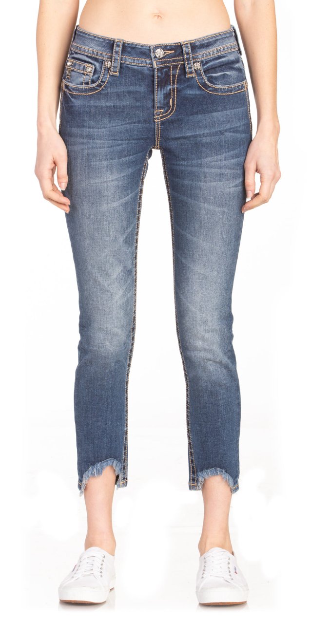 V96 Mid-Rise Jeans