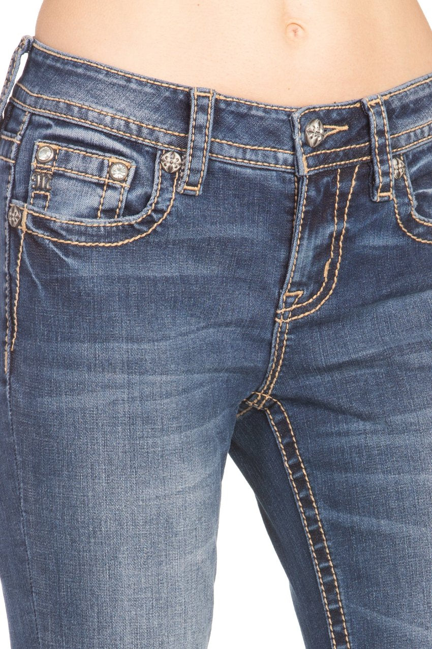 V96 Mid-Rise Jeans