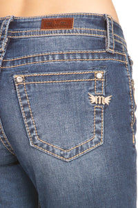 V96 Mid-Rise Jeans