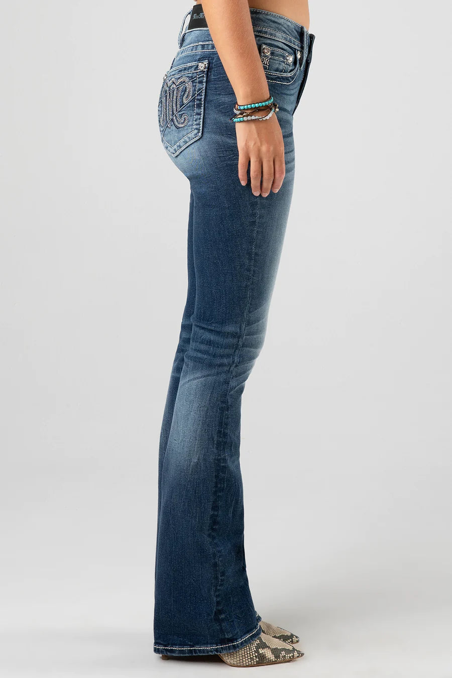 M787 Mid Rise Boot Jeans