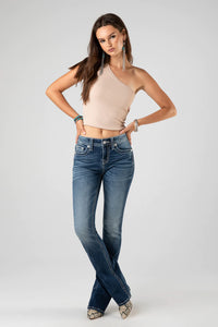 M787 Mid Rise Boot Jeans