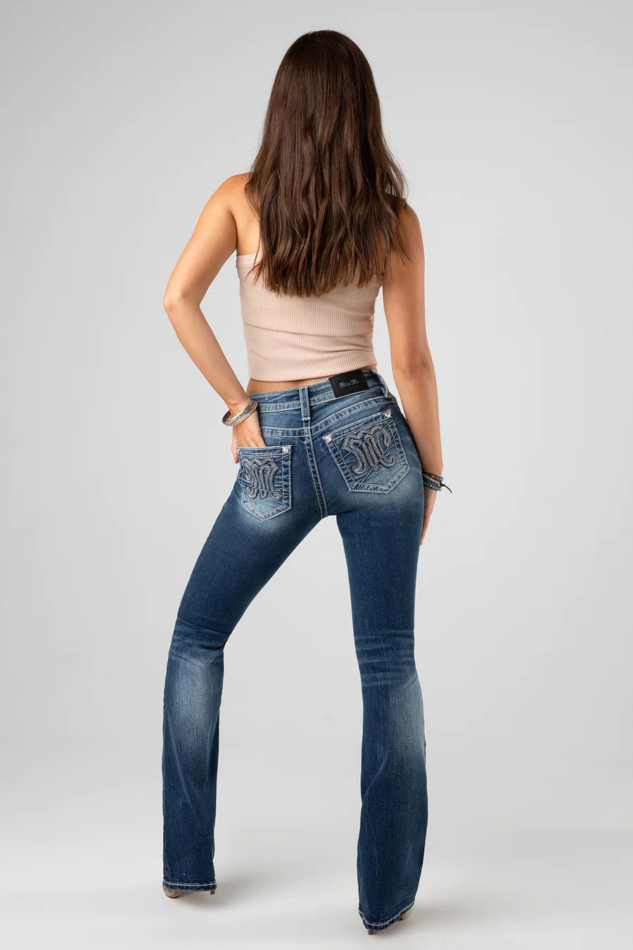 M787 Mid Rise Boot Jeans