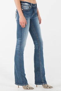 M802 Tan M Mid-Rise Jeans