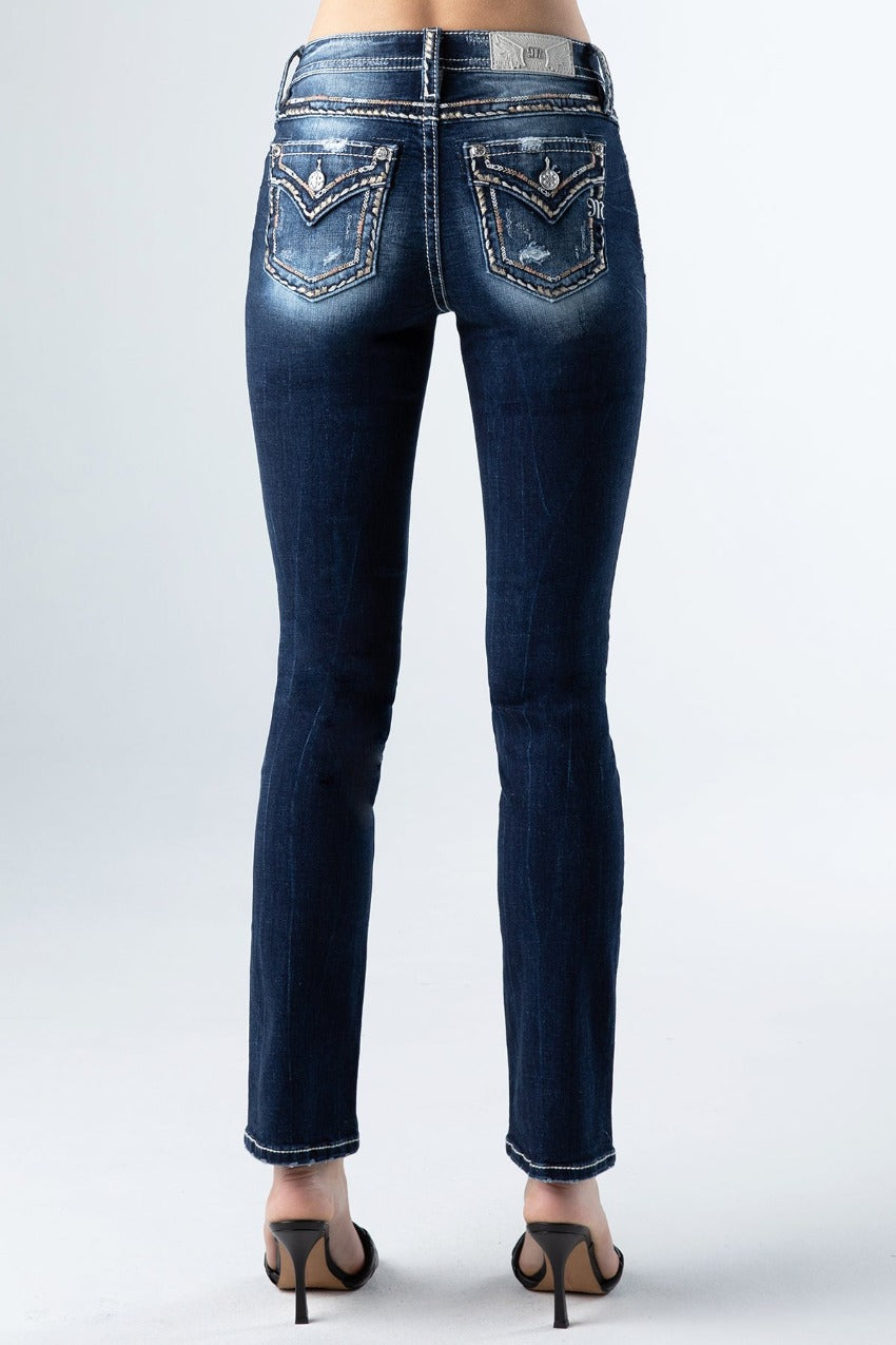 D1049 Mid-Rise Jeans