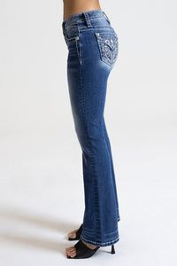 K1446 Jeans Mid-Rise Bootcut