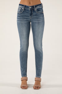 M993 Mid-Rise Skinny Jeans