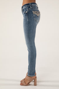 M993 Mid-Rise Skinny Jeans