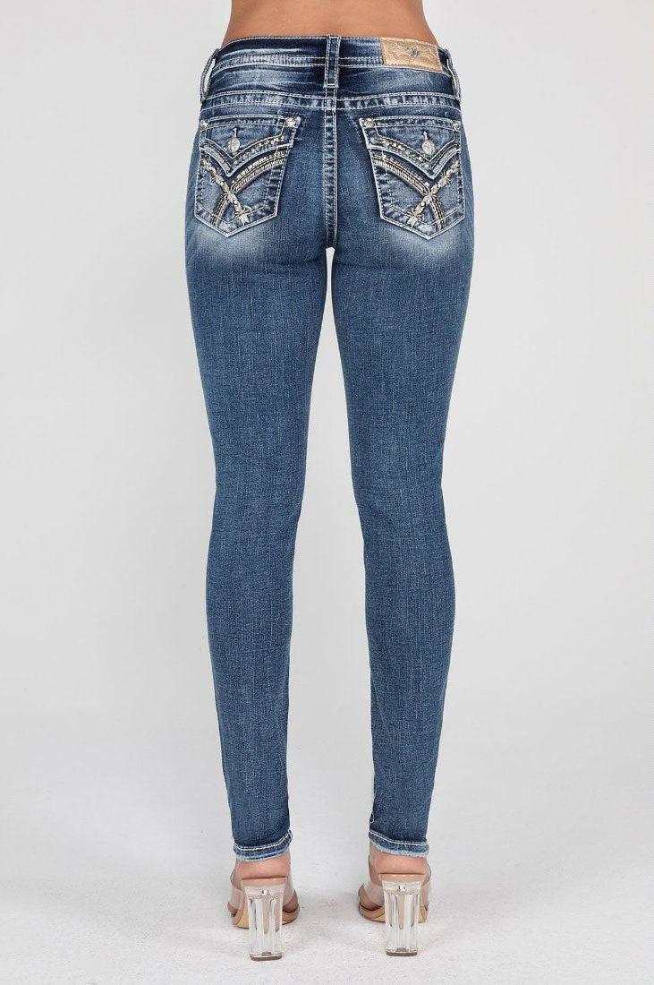 K1414 Mid-Rise Skinny