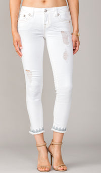 WT01 Mid Rise Ankle Skinny